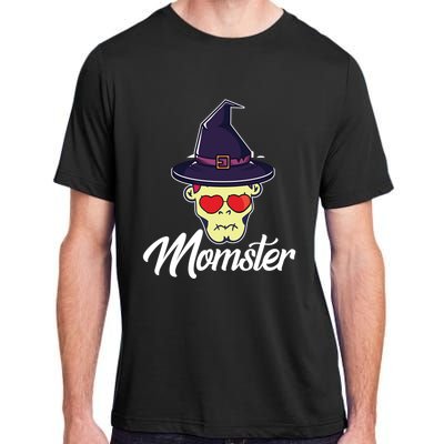 Momster Scary Halloween Mom Skeleton Skull Spooky Season Meaningful Gift Adult ChromaSoft Performance T-Shirt