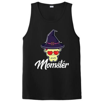 Momster Scary Halloween Mom Skeleton Skull Spooky Season Meaningful Gift PosiCharge Competitor Tank