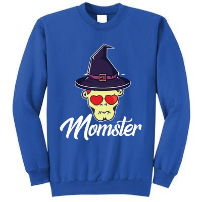 Momster Scary Halloween Mom Skeleton Skull Spooky Season Meaningful Gift Sweatshirt