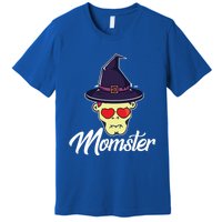 Momster Scary Halloween Mom Skeleton Skull Spooky Season Meaningful Gift Premium T-Shirt