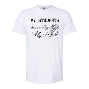 My Students Have A Pizza My Heart Teacher Valentine Softstyle CVC T-Shirt