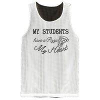 My Students Have A Pizza My Heart Teacher Valentine Mesh Reversible Basketball Jersey Tank