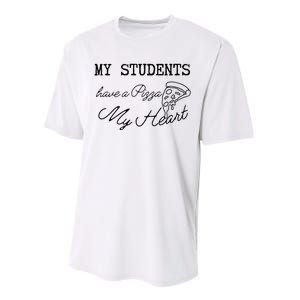 My Students Have A Pizza My Heart Teacher Valentine Performance Sprint T-Shirt