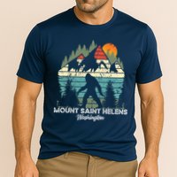 Mount Saint Helens Washington National Park Retro 80's Cooling Performance Crew T-Shirt