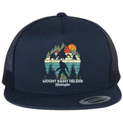 Mount Saint Helens Washington National Park Retro 80's Flatbill Hat