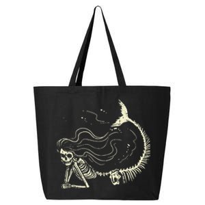 Mermaid Skeleton Halloween Costume 25L Jumbo Tote