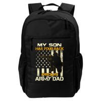 My Son Has Your Back Meaningful Gift Proud Army Dad Military Father's Meaningful Backpack