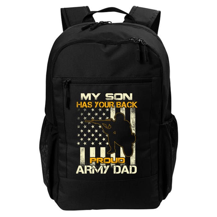 My Son Has Your Back Meaningful Gift Proud Army Dad Military Father's Meaningful Backpack
