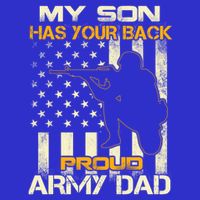 My Son Has Your Back Meaningful Gift Proud Army Dad Military Father's Meaningful Apron