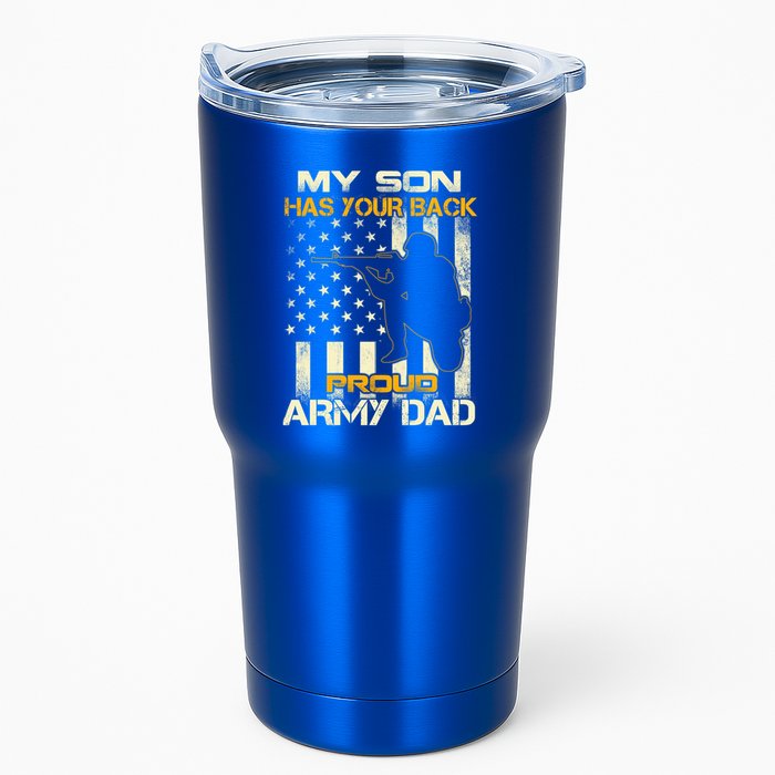 My Son Has Your Back Meaningful Gift Proud Army Dad Military Father's Meaningful Tumbler