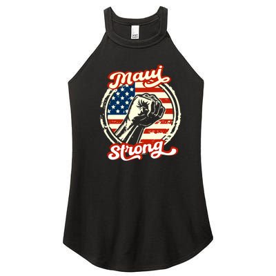 Maui Strong Hawaii Strong Pray For Maui Gift Women's Perfect Tri Rocker Tank