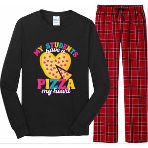 My Students Have A Pizza My Heart Valentines Day Long Sleeve Pajama Set