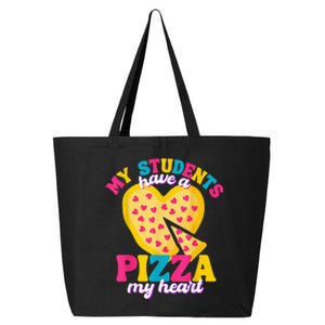 My Students Have A Pizza My Heart Valentines Day 25L Jumbo Tote