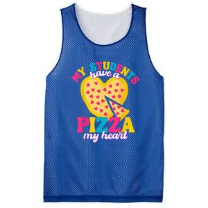 My Students Have A Pizza My Heart Valentines Day Mesh Reversible Basketball Jersey Tank