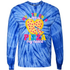 My Students Have A Pizza My Heart Valentines Day Tie-Dye Long Sleeve Shirt