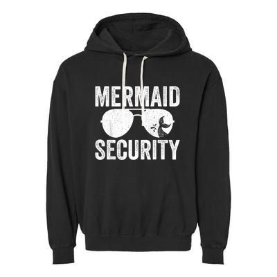 Mermaid Security Halloween Costume Garment-Dyed Fleece Hoodie