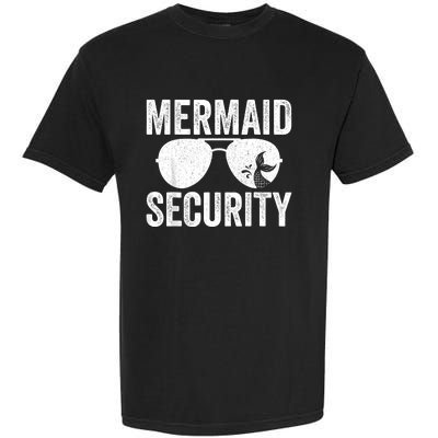 Mermaid Security Halloween Costume Garment-Dyed Heavyweight T-Shirt