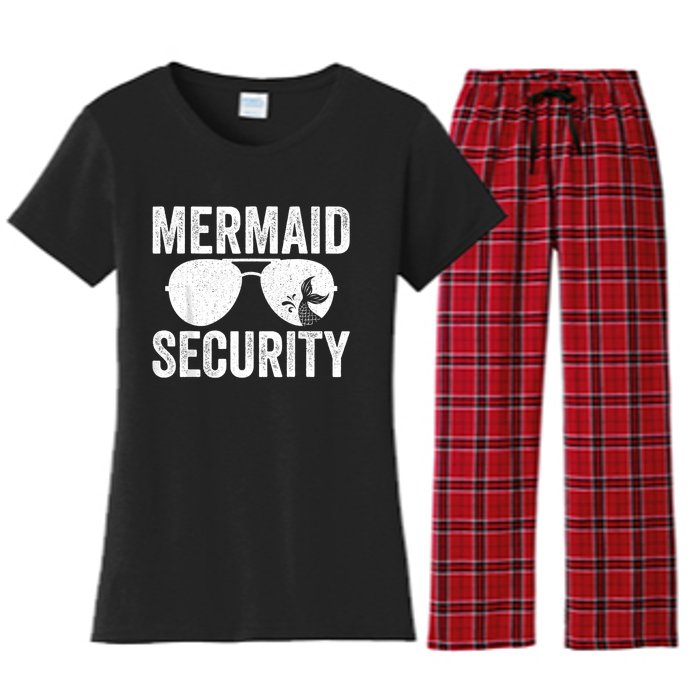 Mermaid Security Halloween Costume Women's Flannel Pajama Set