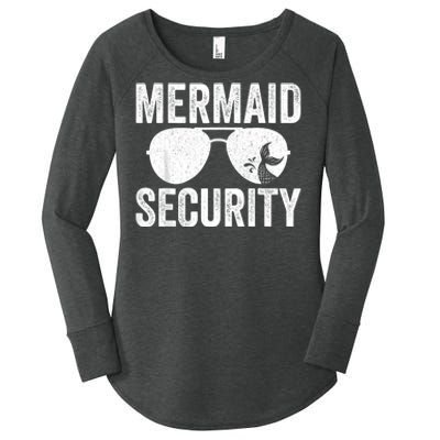 Mermaid Security Halloween Costume Women's Perfect Tri Tunic Long Sleeve Shirt