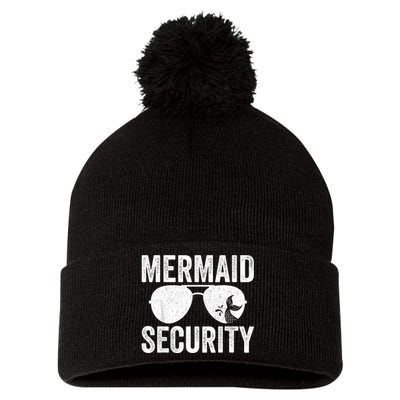 Mermaid Security Halloween Costume Pom Pom 12in Knit Beanie