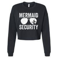 Mermaid Security Halloween Costume Cropped Pullover Crew