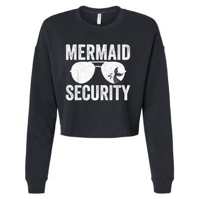 Mermaid Security Halloween Costume Cropped Pullover Crew