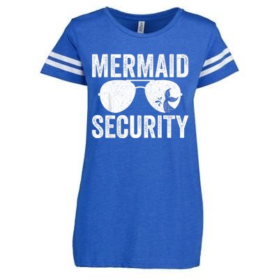 Mermaid Security Halloween Costume Enza Ladies Jersey Football T-Shirt