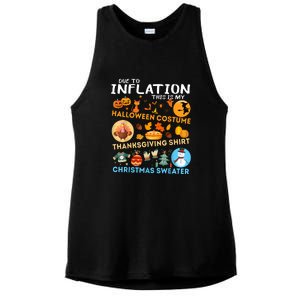 My Spooky Halloween Thanksgiving Ugly Christmas Costume Ladies PosiCharge Tri-Blend Wicking Tank