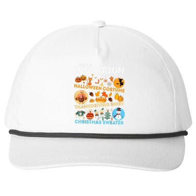 My Spooky Halloween Thanksgiving Ugly Christmas Costume Snapback Five-Panel Rope Hat