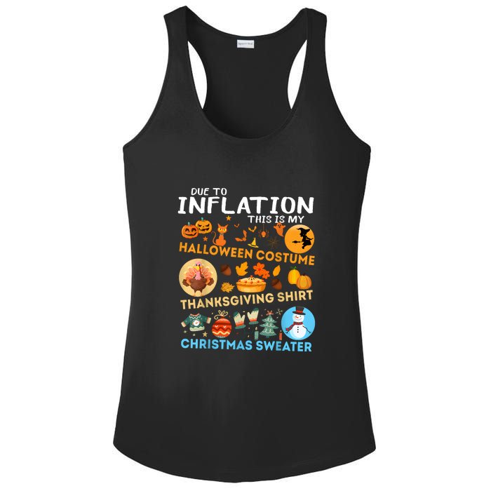 My Spooky Halloween Thanksgiving Ugly Christmas Costume Ladies PosiCharge Competitor Racerback Tank