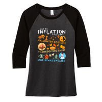 My Spooky Halloween Thanksgiving Ugly Christmas Costume Women's Tri-Blend 3/4-Sleeve Raglan Shirt