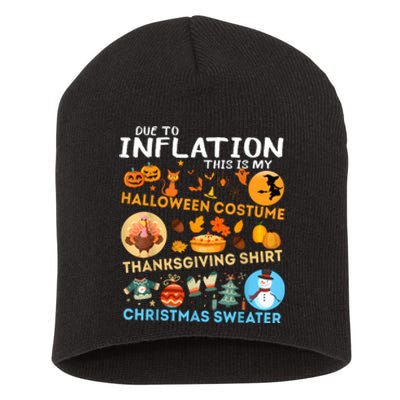 My Spooky Halloween Thanksgiving Ugly Christmas Costume Short Acrylic Beanie