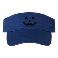 Matching Simple Halloween Pumpkin Jackolantern Valucap Bio-Washed Visor