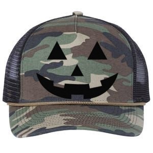 Matching Simple Halloween Pumpkin Jackolantern Retro Rope Trucker Hat Cap