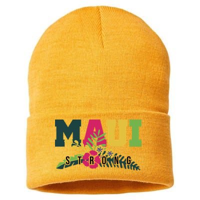 Maui Strong Hawaii Wildfire Relief Sustainable Knit Beanie