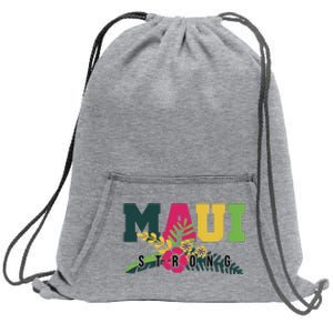 Maui Strong Hawaii Wildfire Relief Sweatshirt Cinch Pack Bag