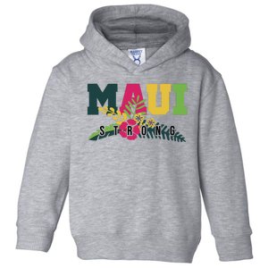 Maui Strong Hawaii Wildfire Relief Toddler Hoodie