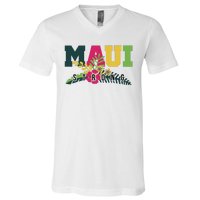 Maui Strong Hawaii Wildfire Relief V-Neck T-Shirt