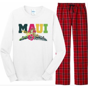 Maui Strong Hawaii Wildfire Relief Long Sleeve Pajama Set