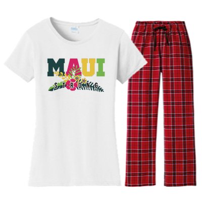 Maui Strong Hawaii Wildfire Relief Women's Flannel Pajama Set