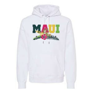 Maui Strong Hawaii Wildfire Relief Premium Hoodie