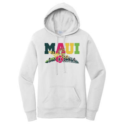 Maui Strong Hawaii Wildfire Relief Women's Pullover Hoodie