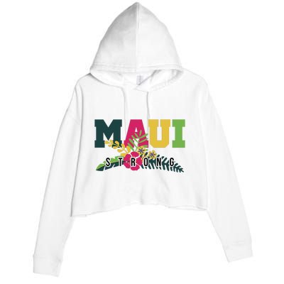 Maui Strong Hawaii Wildfire Relief Crop Fleece Hoodie