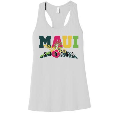 Maui Strong Hawaii Wildfire Relief Women's Racerback Tank