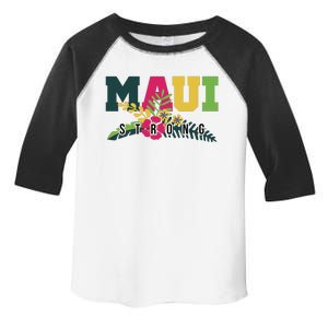 Maui Strong Hawaii Wildfire Relief Toddler Fine Jersey T-Shirt