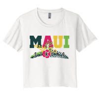 Maui Strong Hawaii Wildfire Relief Women's Crop Top Tee
