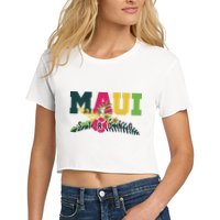Maui Strong Hawaii Wildfire Relief Women's Crop Top Tee