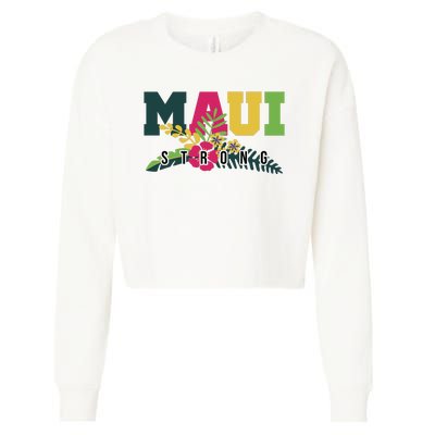 Maui Strong Hawaii Wildfire Relief Cropped Pullover Crew