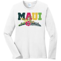 Maui Strong Hawaii Wildfire Relief Ladies Long Sleeve Shirt