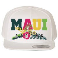 Maui Strong Hawaii Wildfire Relief Wool Snapback Cap